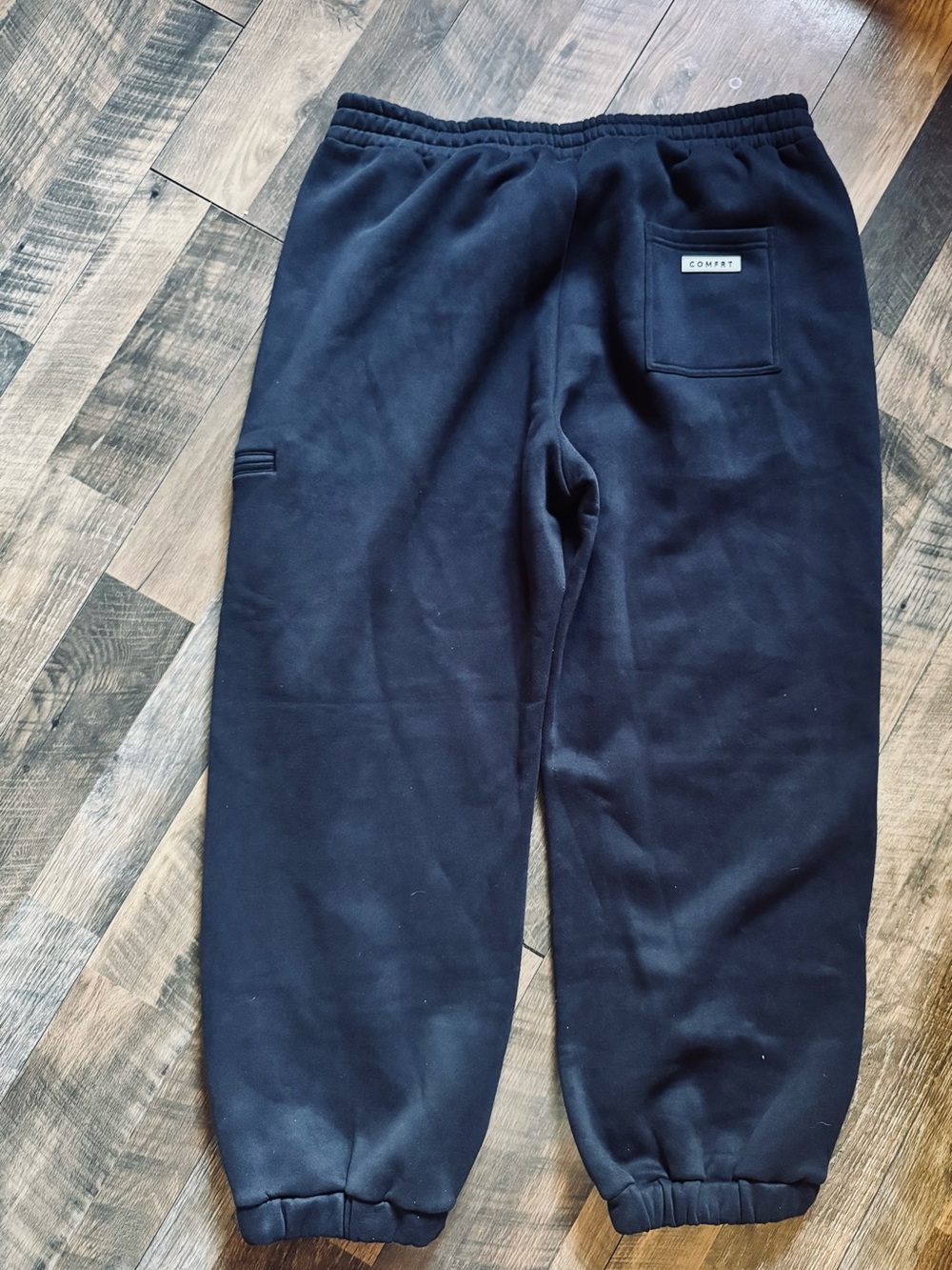Comfrt Navy Airplane Mode Fleece Sweatpants